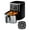 Stainless Steel, variant on Kitchen Elite Digital Compact Air Fryer Oven with Window, 7 Presets, 5.28 Quart, Black