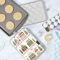 thumbnail image 5 of Yayeee Pot Holders Kitchen Heat Resistant with Pocket 7"x9.8" Cotton Oven Cooking Hot Pads, Red Christmas House, 5 of 7
