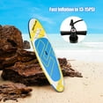 Goplus 11ft Inflatable Stand Up Paddle Board 6'' Thick W/Leash Backpack