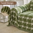 thumbnail image 3 of Smuge Couch Cover Sofa Covers Washable, Sectional Couch Covers L Shape Sofa towel Slipcovers Furniture Protector for Dogs Cats Pet(71"x 118", Green), 3 of 8