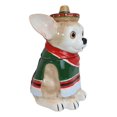 thumbnail image 4 of Ceramic Cinco De Mayo Chihuahua Dog With Sombrero Hat And Serape Cookie Jar 10"H, 4 of 6