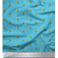 thumbnail image 1 of Soimoi Cotton Voile Fabric Dot & Parrot Bird Printed Fabric 1 Yard 56 Inch Wide, 1 of 3