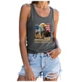 thumbnail image 4 of UngA 250 Anniversary USA Tank Top 250th American Flag Shirts Statue of Liberty Outfits 4th of July Sleeveless Shirt for Women (Grey,XXXL), 4 of 8