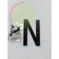 thumbnail image 4 of Apartment number N Sign ( Black Aluminium, 3 inch)-Floating Mount Apartment Number sign-The Mont Dom line -ref18722, 4 of 5