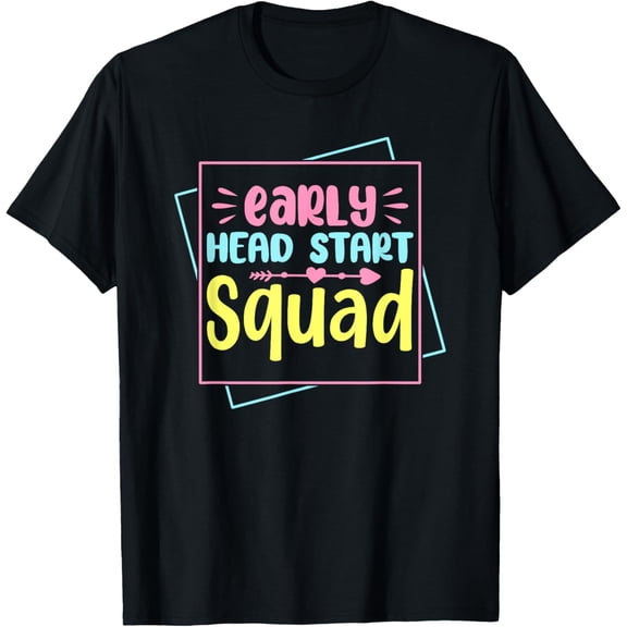 Headstart Squad Early Childhood Edu Teacher Back To School T-Shirt