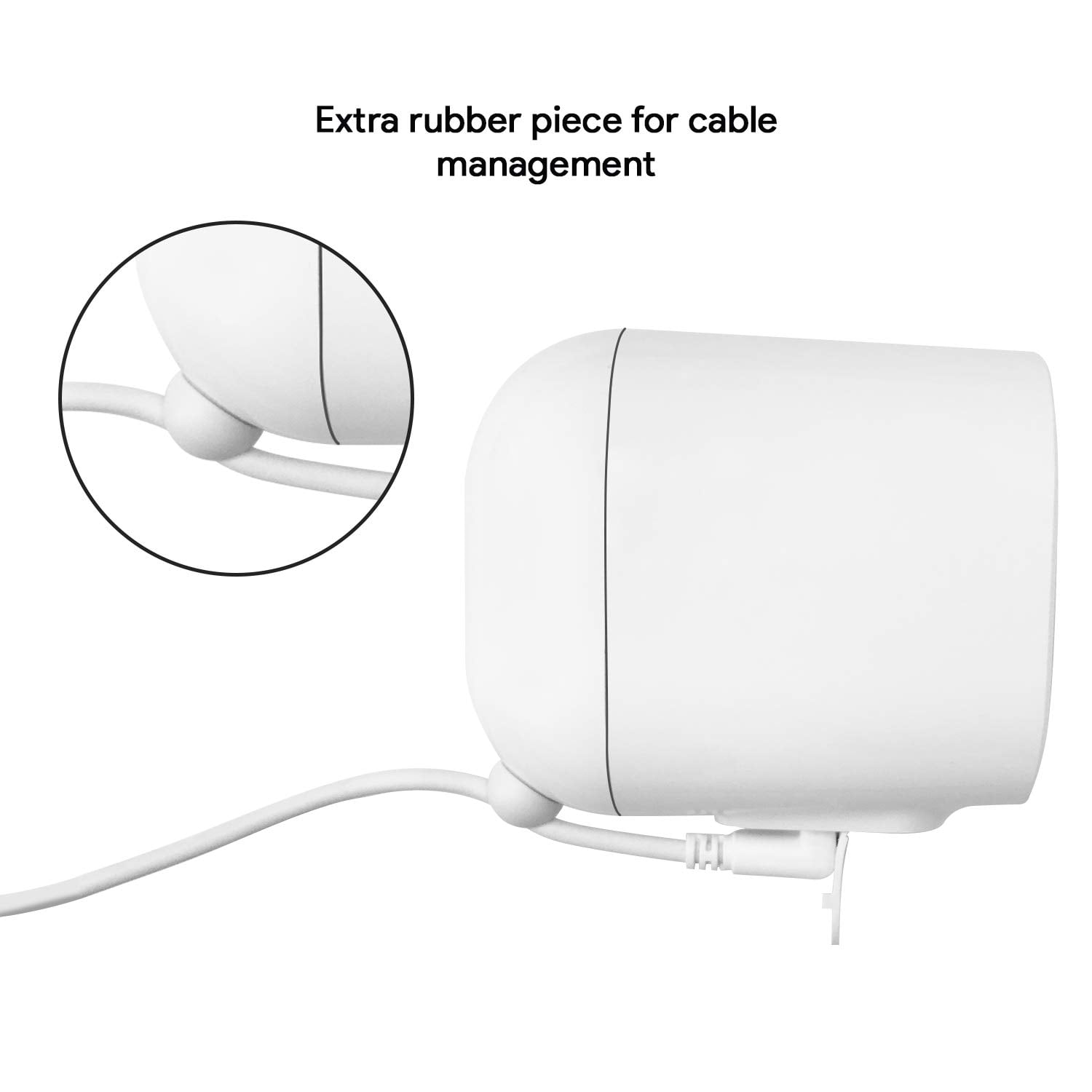 Wasserstein 25ft/7.6m Weatherproof Outdoor Charger Compatible with Arlo Essential Spotlight/XL Spotlight Camera ONLY 2-Pack, White NOT Compatible with Arlo Ultra, Pro/Pro 2/Pro 3, HD, Floodlight 