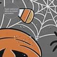 thumbnail image 4 of Ensemble de Rideau de Douche avec 12 Crochets, Rideaux de Bain en Tissu Polyester Imperméable, Vintage Halloween Chat Noir Citrouille Toile d'Araignée Décoration de Salle de Bain Lavable Durable, 72 Pouces Lx72 L, 4 of 4
