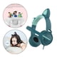 thumbnail image 5 of Girl Wire Gaming Headset Cute Cat Ear Auriculares con luces LED Cancelación de ruido Auriculares estéreo para juegos Auriculares de moda para y adultos que usan verde3, 5 of 8