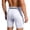 White, variant on WIZUTIZ Men's Compression Running Shorts Quick Dry Sport Yoga Tight Seamless Underwear Training Gym Workout Baselayer