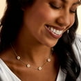 thumbnail image 2 of Daisy Pearl Necklace, Dainty Pearl Choker Necklace for Women as Flower Necklace Gift, 14K Gold Plated Stainless Steel Gold Necklaces as Birthday Gifts for Her Daisy Costume Gift, 2 of 5