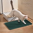 thumbnail image 5 of Cat Litter Mat | Silicone Waterproof Pet Box Scatter Trap | Raised Dots, Washable, Non-Slip, Fast-Drying | Multicolor | 15 x 9 in, 5 of 6