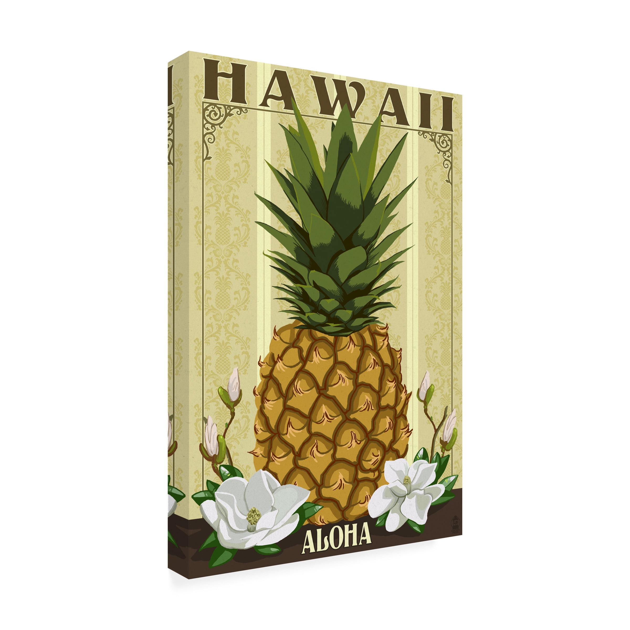 Lantern Press 'Pineapple' Canvas Art