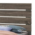 thumbnail image 2 of Benjara Ach Wood Queen Storage Bed with 2 Drawers, Plank Style Headboard, Brown, 2 of 5