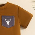 thumbnail image 4 of Toddler Boy Outfit Set Cotton Crew Neck Short Sleeve Tee and Soft Camouflage Shorts Baby Boy Summer Clothes 6 12 18 24 Months 2T 3T, 4 of 6