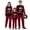 Hat, variant on LuLiaMenton Christmas Pajamas, Love Dreidel Print, Red Plaid Matching PJs, Plus Sizes, 2-3T-Kid