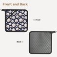 thumbnail image 2 of Sikiie Cute Basebal Pot Holders Kitchen Insulation Mats Heat Resistant Pot-Holder Oven Anti-Scald Pads for Cooking Baking, 7.1*7.1inch, 2 of 8