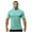 Mint Green1, variant on Lmnyox Men's Athletic T Shirt with Hood Quick Dry Short Sleeve Workout Training Hoodies Summer Muscle Tops