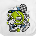 thumbnail image 4 of Inktastic Tennis Ball Boys or Girls Baby Bib, 4 of 4