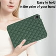 thumbnail image 5 of Back Case for iPad 9th Gen 2021/8th Gen 2020/7th Gen 2019, Stylish Diamond Texture Soft TPU Anti-Slip Lightweight Ultra Slim Drop Protective Shockproof Cover for iPad 10.2 Inch, Green, 5 of 7