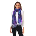 thumbnail image 2 of FORMRS Womens Scarf Winter Soft Long Big Warm Shawls Wrap Tassel Scarves, Purple Mushrooms Pattern, 2 of 9