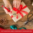 thumbnail image 4 of Christmas Tree Kraft Paper Sticker Holiday Decoration Self-adhesive Gift Tag 300pcs, 4 of 8