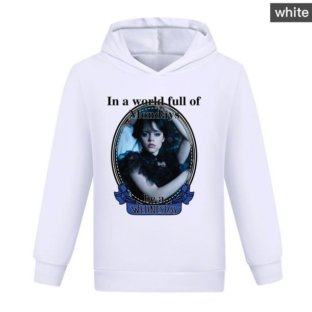 Addams - sudadera con capucha de manga larga para niñas y niños, sudadera japonesa, nueva colección zhangyuxiang LED