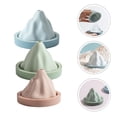 thumbnail image 5 of 1 Set 3pcs Snow Mountain Forma de montaña Moldes de cubitos de hielo Molde de hielo de silicona (color surtido), 5 of 5