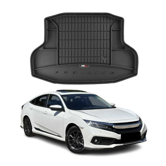OMAC Premium Cargo Mats Liner for Honda Civic 2016-2021 Sedan All-Weather