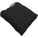thumbnail image 1 of Miuline - Juego de 4 fundas para cojines de silla de comedor, extraíbles y lavables, de repuesto con lazos y cremallera, para cocina, comedor, jardín (solo funda) (negro, 56 x 51 cm), 1 of 5