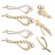 thumbnail image 1 of FENGGUIQU 2Ud Pisacorbatas Dorados Con Único Y Ideales Para Regalo Femenino, 1 of 6