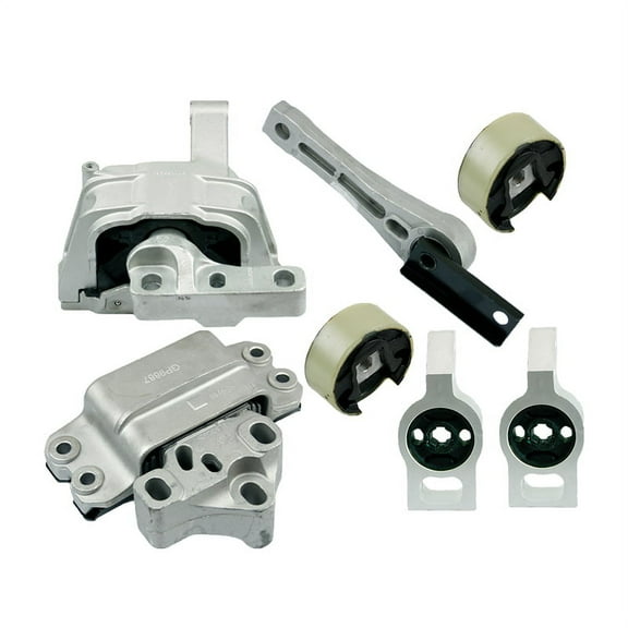 K3190 Engine Motor&Transmission Mount 7pc For 2009-2017 Volkswagen Tiguan 2.0L MANUAL | A4908 A6966 A6969 A6978 A6978 A4919 A6938