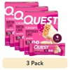 (3 pack) Quest Crispy Hero Protein Bar, Birthday Cake Flavor, Low Sugar, 4 Count