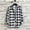 Black, variant on Plaid Shirt Men, Mens Button down Long Sleeve Shirt Men's Fall Casual Shirt Lapel Plaid Tops Men's Cardigan, Flannel Shirt for Men, Mens Clothes, 1x Shirt Black XXXXL