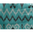 thumbnail image 4 of oneOone Georgette Viscose Fabric Chevron & Swirl Ikat Printed Craft Fabric BTY 42 Inch Wide, 4 of 4