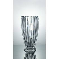 Crystal Vases for Flowers 11 Inch Tall Glass Centerpieces Living Room Wedding Decoration Lead Free