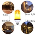 thumbnail image 1 of Maoww LED Flame Light Home Party Simulation Fire Flame Effect Lamp with E27 Threaded Interface, Yellow, 1 of 9