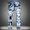 Light Blue, variant on Azrian Men's Straight Leg Cargo Pants Men's Jeans New Fashion Have Pockets Button Zipper Personality Denim Trend Jeans