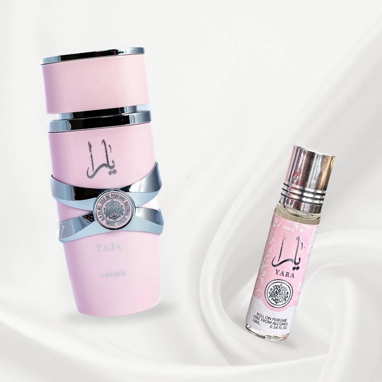 Lattafa Yara EDP Spray 3.4 Oz, Floral Gourmand Perfume, Yara Oil
