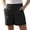 *Black, variant on VBVC Women's High Waisted Chino Shorts , Casual Solid Color Utility Shorts For Women , Ladies' Stretch Work Bermuda Shorts with Pockets,Black,S-3XL