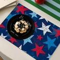 thumbnail image 4 of Dmlowu 4th of July Decorations Placemats Non Slip Table Mats Foldable Insulation Independence Day Table Placemats for Dinner Party Hotel Home Decoration, 4 of 6