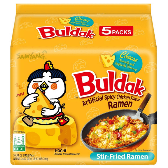 Samyang – Nouilles Buldak au Poulet Épicé (Fromage)