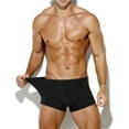 thumbnail image 4 of Arjen Kroos Men's Boxer Briefs Sexy Silky Breathable Trunks Underwear AK7010 1 Pack Black L, 4 of 5