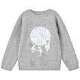thumbnail image 4 of Where The Wild Things Are Max And Monsters Dancing Youth Athletic Heather Crew Neck Long Sleeve Sweatshirt-XS, 4 of 5