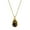 Brown, variant on 1928 Jewelry Semi Precious Malachite Gemstone Egg Pendant Necklace For Women, 30 Inch