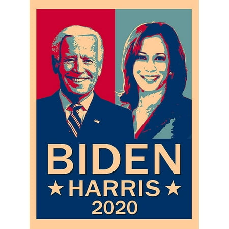 United States USA President Presidential Election Voting 2020 Party White House Candidates 18x24 Vinyl Print Poster (Biden Harris)