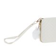 thumbnail image 5 of Unique Bargains 1 Pc Coin Purse Wallet Portable W-Shaped Corrugated Plush Ball Zipper Coin Purse Pouch White, 5 of 5