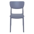 thumbnail image 4 of Compamia Monna Chaise de Salle à Manger d'Extérieur en Gris Foncé, 4 of 6