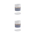 thumbnail image 3 of Transemion Weather-Resistant Ceramic Pot Helper For All Planting Needs Ceramics Ceramic Flower Pots Ceramic Flowerpot Planter gray 11*11 2Set, 3 of 6