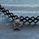 thumbnail image 5 of Gargantilla elástica, collar de estrella, gargantilla de tatuaje negro, collares para mujeres y niñas, collar minimalista de plástico, joyería Sincero Electrónica, 5 of 5