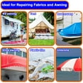 thumbnail image 3 of BLEEUS Adhesive Repair Tape Waterproof Tent Repair Tape Rv Awning Repair Tape （10M）, 3 of 10
